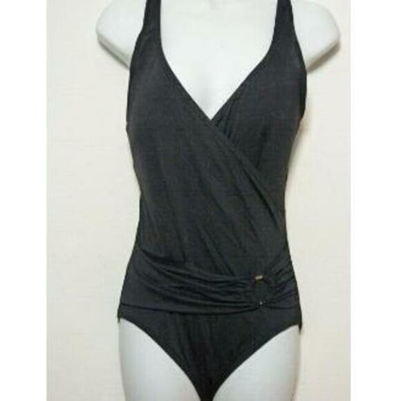 Michael Kors Swimsuit with Buckle Size 10 new 14200 - Picture 1 of 3